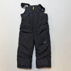 OshKosh B’gosh Black Kids Size 4T Snow Pants Overalls